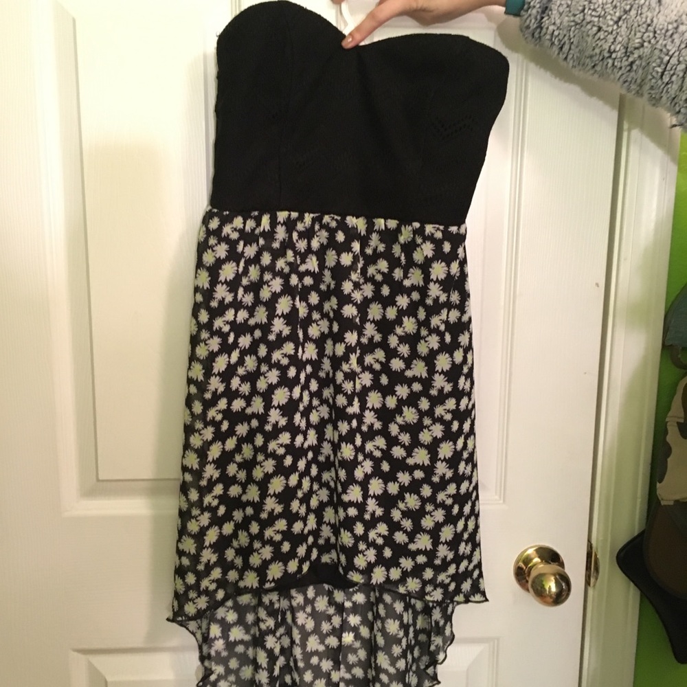 Floral, high low, dress